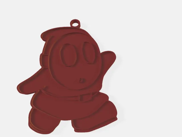 Dây chuyền/khóa chìa Shyguy dễ in bằng nhựa - Image 1