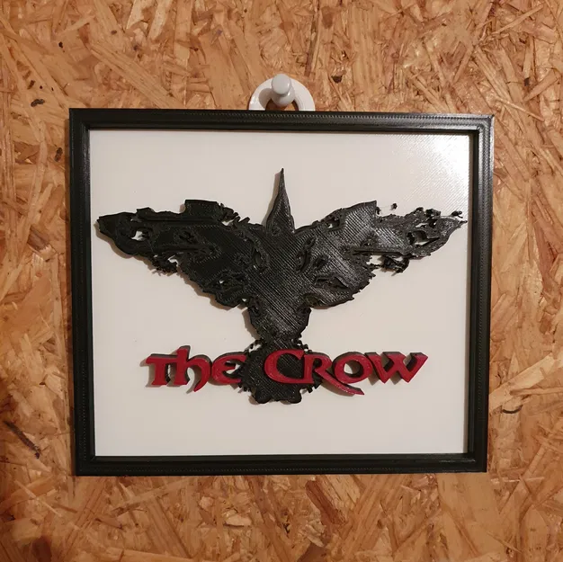 Tranh treo tường từ phim "Quạ" với màu sắc thay đổi - Image 1