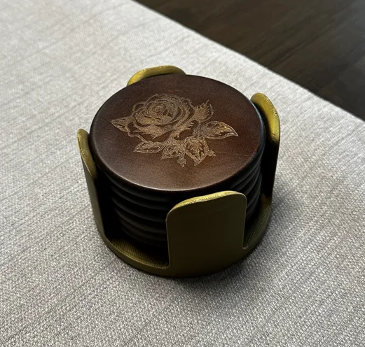 Giá đỡ lót ly hình tròn 4 inch cho 6 chiếc - Image 1