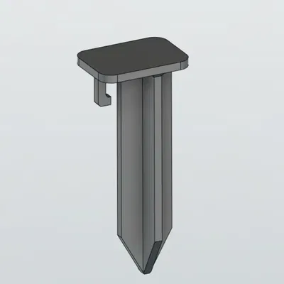 Cọc đất ngắn cho vườn trồng cây đậu