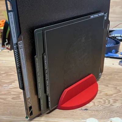 Giá đỡ bàn in Low Poly cho 5 tấm build plate