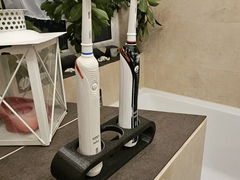 Giá đỡ bàn chải điện Oral-B 3 ngăn nghiêng 5° - Image 2