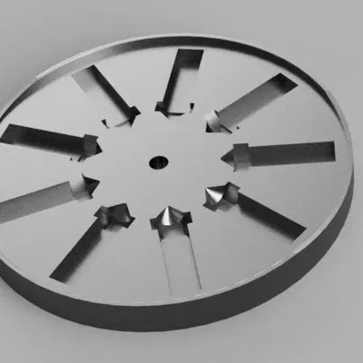 Hộp lưu trữ tròn cho vòi phun Volcano