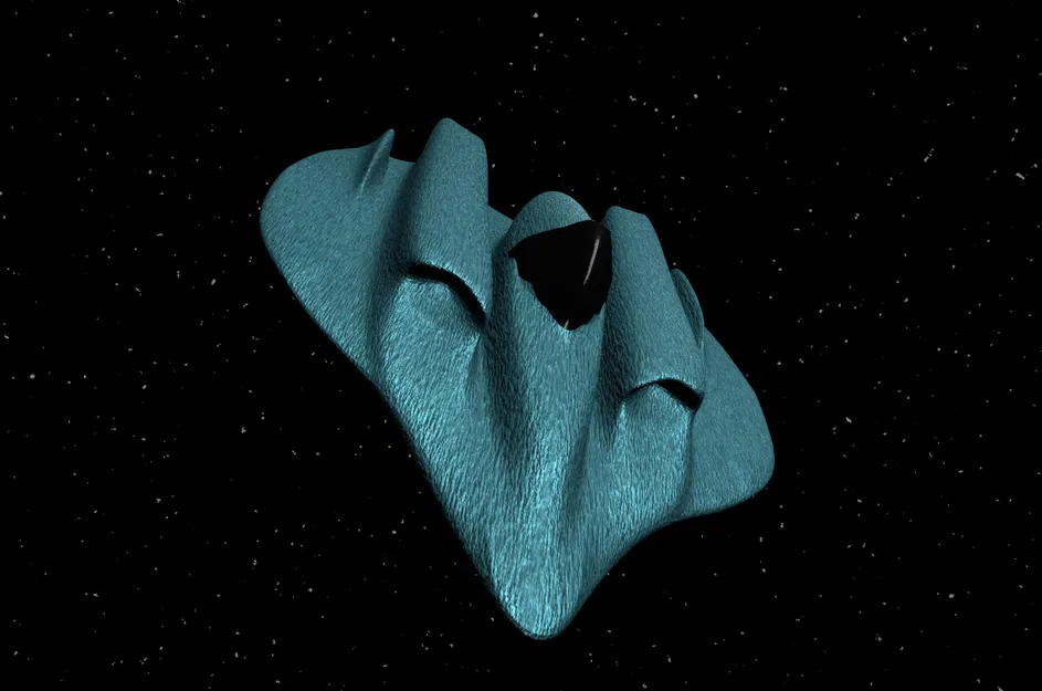 Tàu vũ trụ Interceptor thiết kế độc đáo từ Blender - Image 1