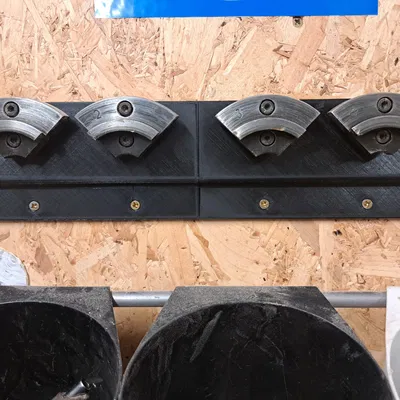 Giá đỡ cho hàm kẹp máy tiện gỗ treo tường