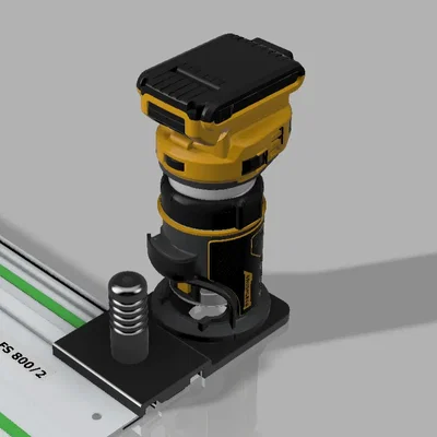 Bộ chuyển đổi cho máy khoan Dewalt sử dụng trên ray Festool