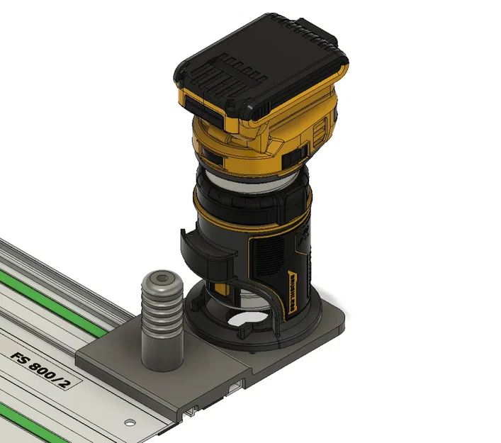 Bộ chuyển đổi cho máy khoan Dewalt sử dụng trên ray Festool - Image 2