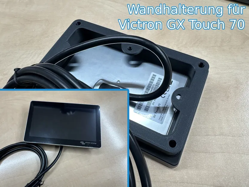 Bộ chuyển đổi gắn tường cho màn hình Victron GX Touch 70 - Image 1