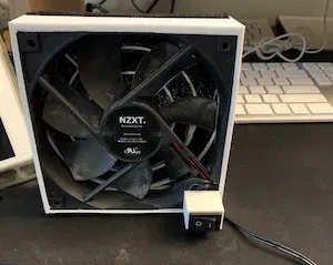 Vỏ quạt tùy chỉnh với nắp lưới cho máy hút hơi hàn - Image 1