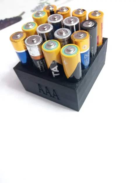 Giá đỡ pin AAA đơn giản và dễ in - Image 1