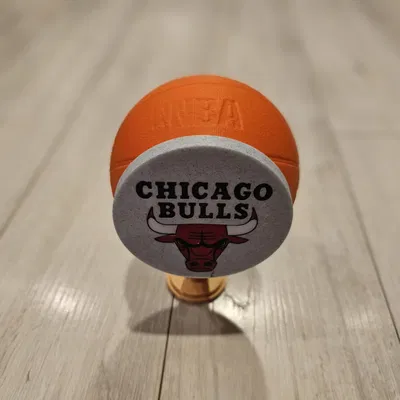 Khung logo bóng rổ đa màu sắc cho đội yêu thích