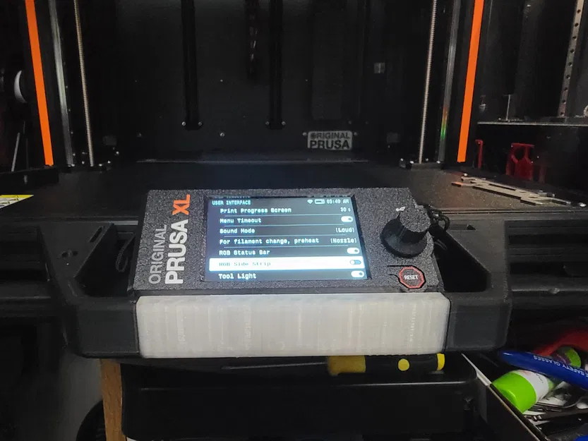 Bộ bảo vệ màn hình Prusa XL của Guym với đèn LED xuyên sáng - Image 3