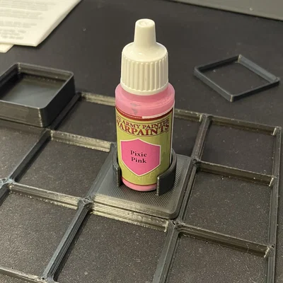 Giá đỡ chai sơn Vallejo/Army Painter Gridfinity 1X1