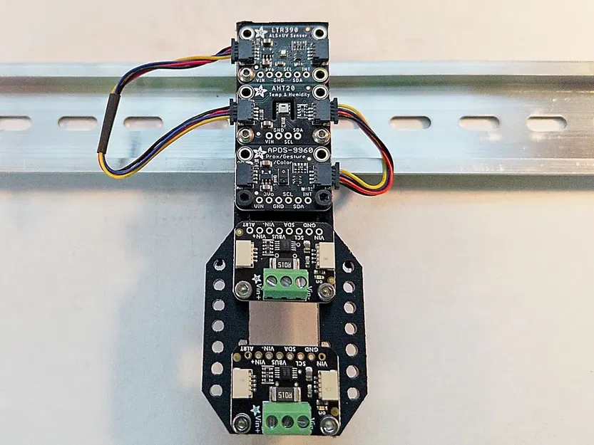 Giá đỡ Din Rail cho các mô-đun Qwiic của Adafruit - Image 8