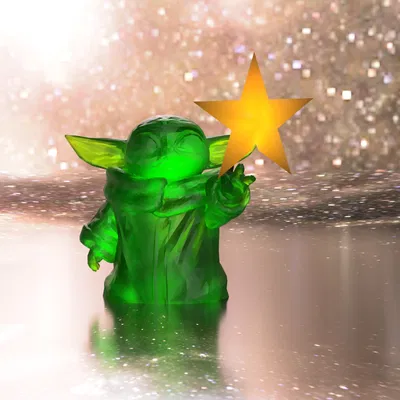 Mũi tên trang trí cây thông Giáng sinh Baby Yoda 'Grogu