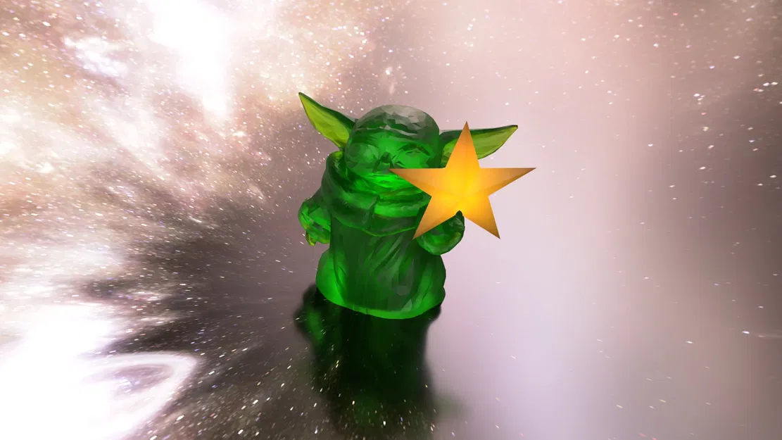 Mũi tên trang trí cây thông Giáng sinh Baby Yoda 'Grogu - Image 3