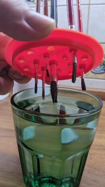 Giá đỡ cọ vẽ giúp bảo vệ lông cọ không bị cong - Image 4