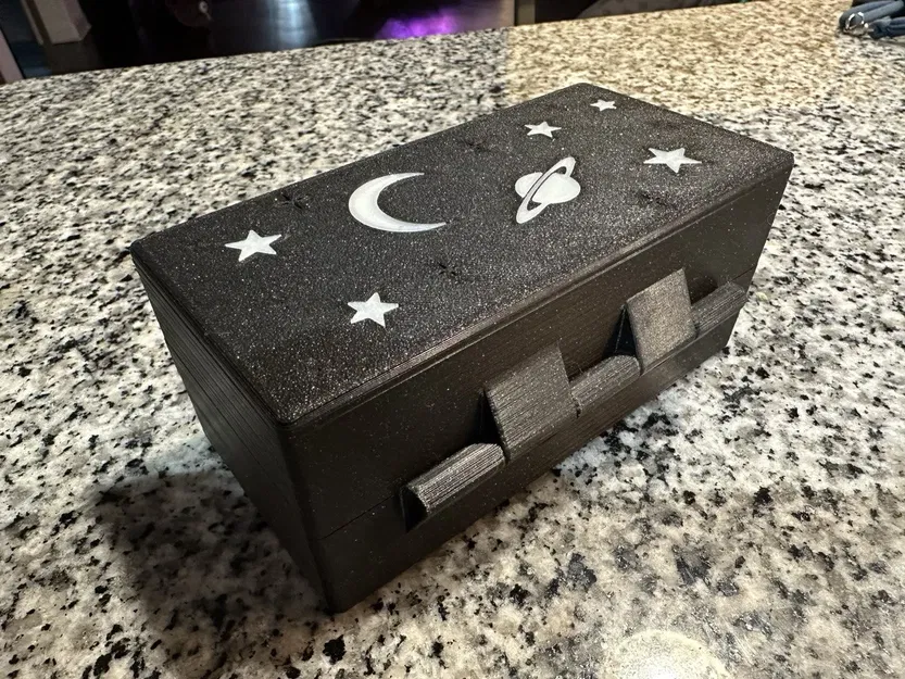 Vỏ đựng slide máy chiếu chủ đề không gian cho 9 slide - Image 1