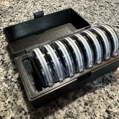 Vỏ đựng slide máy chiếu chủ đề không gian cho 9 slide