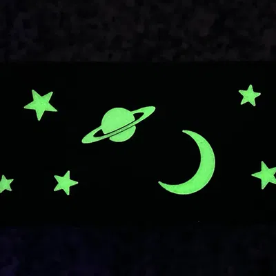 Vỏ đựng slide máy chiếu chủ đề không gian cho 9 slide