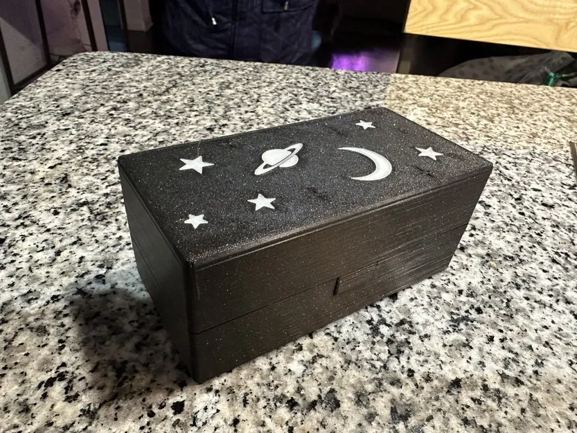 Vỏ đựng slide máy chiếu chủ đề không gian cho 9 slide - Image 4