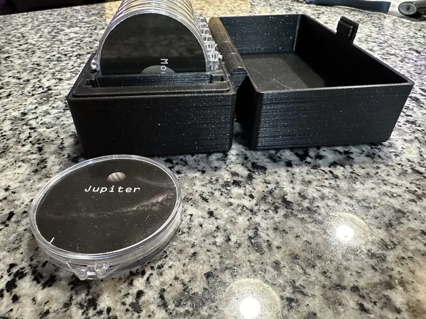 Vỏ đựng slide máy chiếu chủ đề không gian cho 9 slide - Image 5