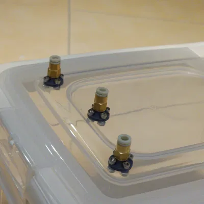 Kết nối PTFE cho hộp khô DRY Box sử dụng m2.5