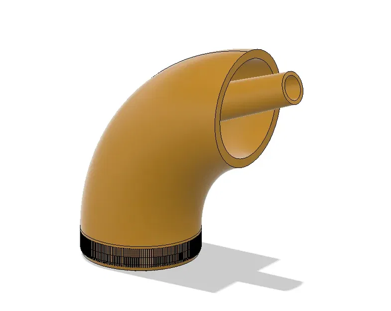 Mouthpiece tuba 90 độ Alcon 23 kiểu macaroni - Image 2