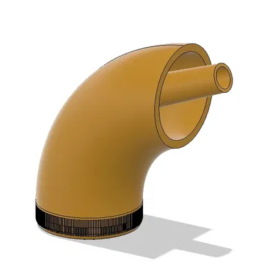 Mouthpiece tuba 90 độ Alcon 23 kiểu macaroni