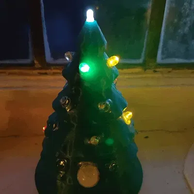 Cây thông Giáng sinh cảm biến chuyển động ATtiny402