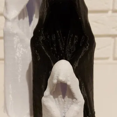 Tượng Phật Tử Ma theo phong cách Dementor