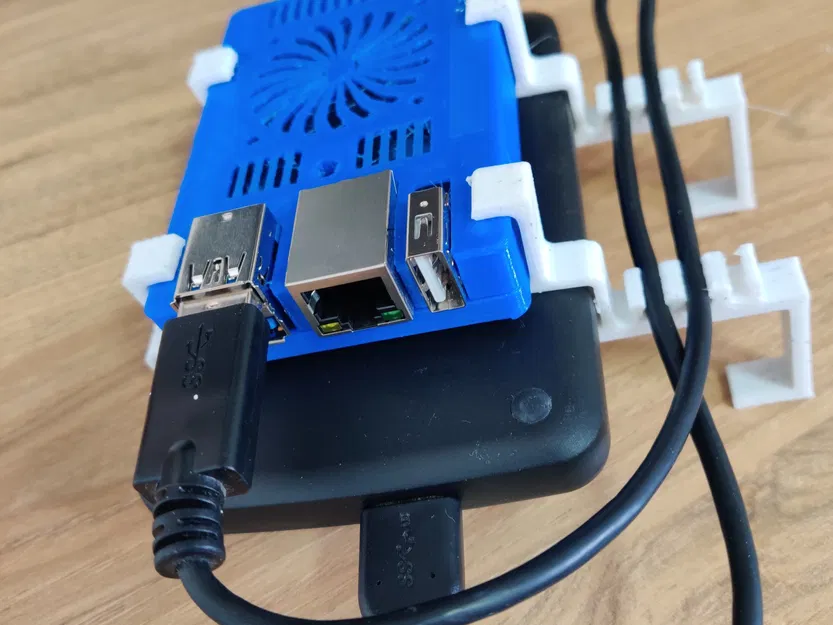 Hộp và giá đỡ cho NAS sử dụng Orange Pi và HD Toshiba 2TB - Image 4