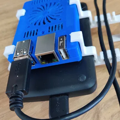 Hộp và giá đỡ cho NAS sử dụng Orange Pi và HD Toshiba 2TB