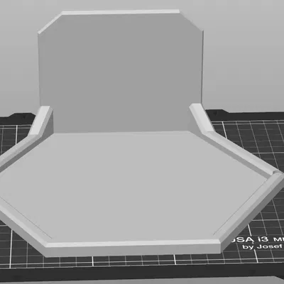 Giá treo tường hình lục giác cho trưng bày đồ vật