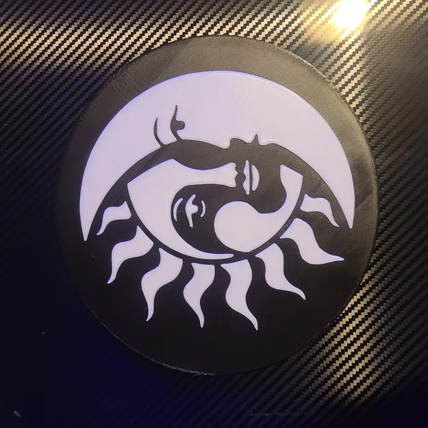 Biểu tượng bóng đổ mặt trời và mặt trăng - Image 1