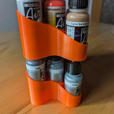 Giá đỡ sơn xếp chồng cho chai 25mm