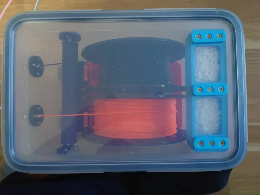 Hộp chứa filament Drybox remix từ IKEA với chức năng cuốn lại - Image 6