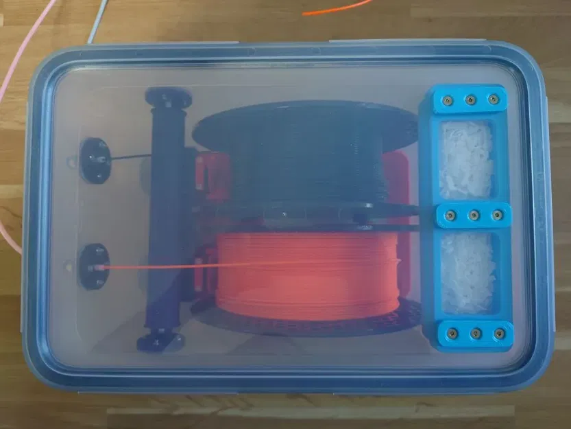 Hộp chứa filament Drybox remix từ IKEA với chức năng cuốn lại - Image 10