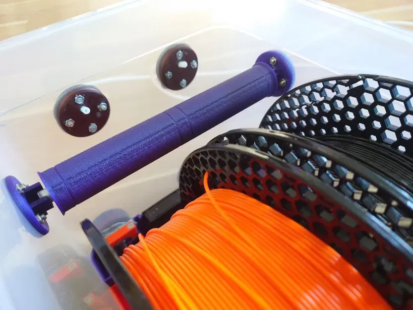 Hộp chứa filament Drybox remix từ IKEA với chức năng cuốn lại - Image 22