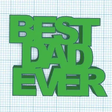 Quà tặng cho Ngày của Cha - móc khóa "Người Cha Tuyệt Nhất