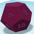 Khối đa diện 12 mặt Dodecahedron cho trò chơi bàn - Thumbnail 1