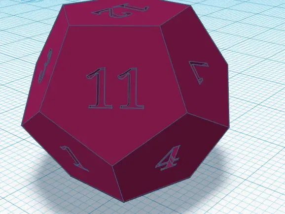 Khối đa diện 12 mặt Dodecahedron cho trò chơi bàn - Image 2