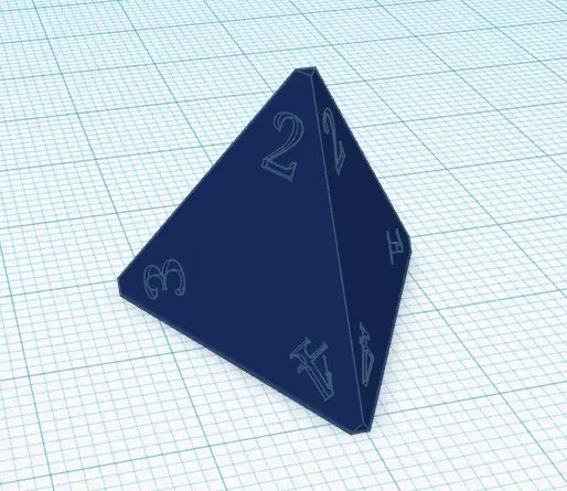 Khối tứ diện 4 mặt cho trò chơi bàn thú vị - Image 1