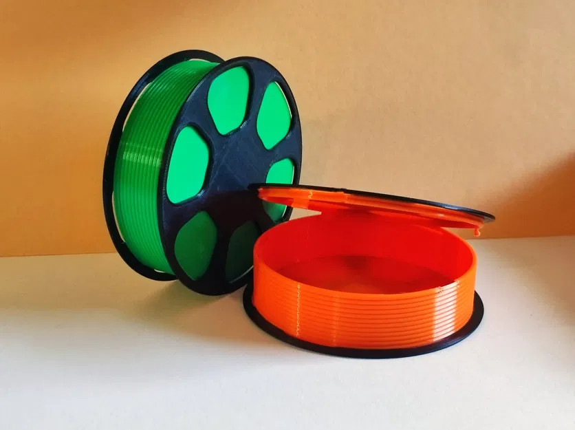 Giá đỡ cuộn filament hình hộp dễ in - Image 2