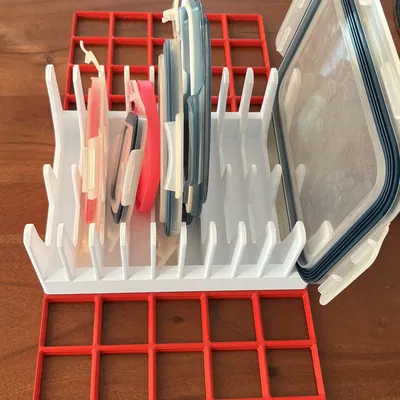 Giá đỡ tổ chức nắp nhựa ikea 365+ Gridfinity 5x4