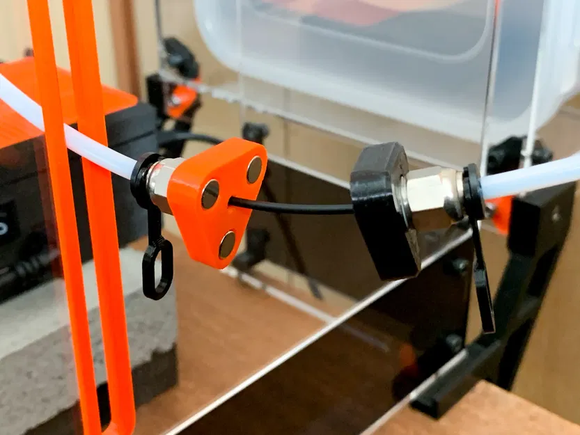 Kết nối ống PTFE từ tính cho coupler PC4-M10 - Image 1