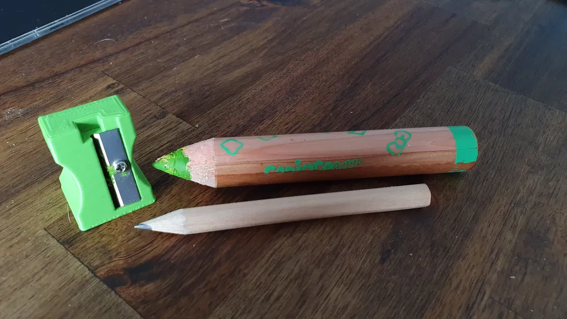 Bút chì trẻ em 15mm với gọt bút chì tích hợp - Image 1