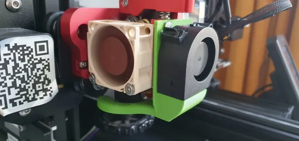 Ống dẫn quạt V2 cho máy in 3D Creativity DD - Image 1