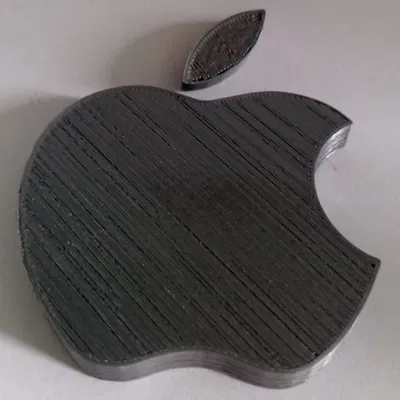 Biểu tượng táo Apple thiết kế 3D độc đáo và sáng tạo