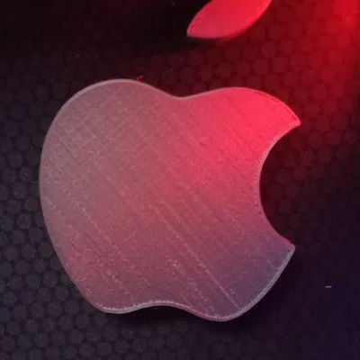 Biểu tượng táo Apple thiết kế 3D độc đáo và sáng tạo